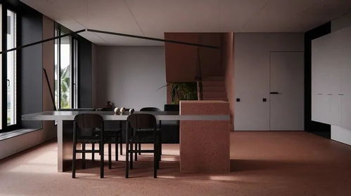 复式公寓 现代简约 单色线性元素 室内装饰设计